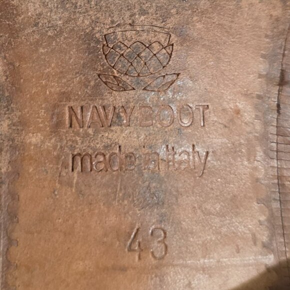 NAVYBOOT Made in Italy Double Monk Strap Shoes - Brown - 9.5US 43 EURO - Picture 8 of 9